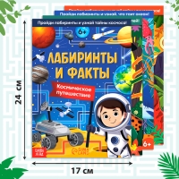 Набор книг «Лабиринты и факты: Пройди лабиринт и узнай факт!», 4 книги по 24 стр., 6+