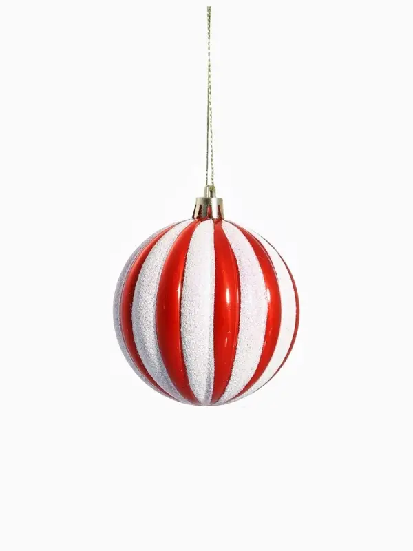 Набор украшений пластик 16 шт Набор украшений пластик 16 шт "Ярмарка волшебства" 8 см, красный