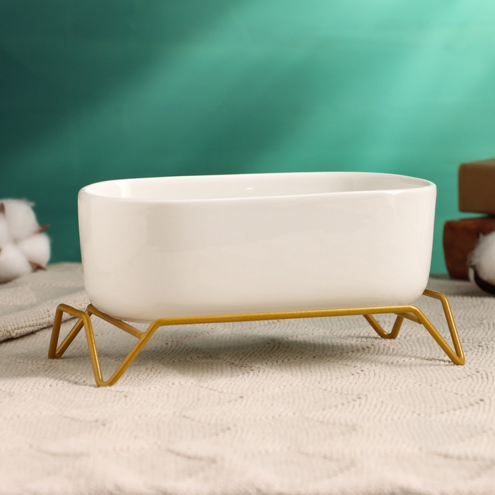 Горшок на подставке Горшок на подставке "Бонсайница" для кактусов и суккулентов, 17х8,5х5см