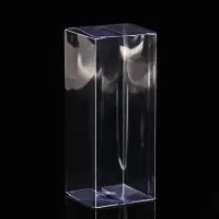 Складная прозрачная коробка из PVC, для упаковки подарков, 6&times;6&times;15 см