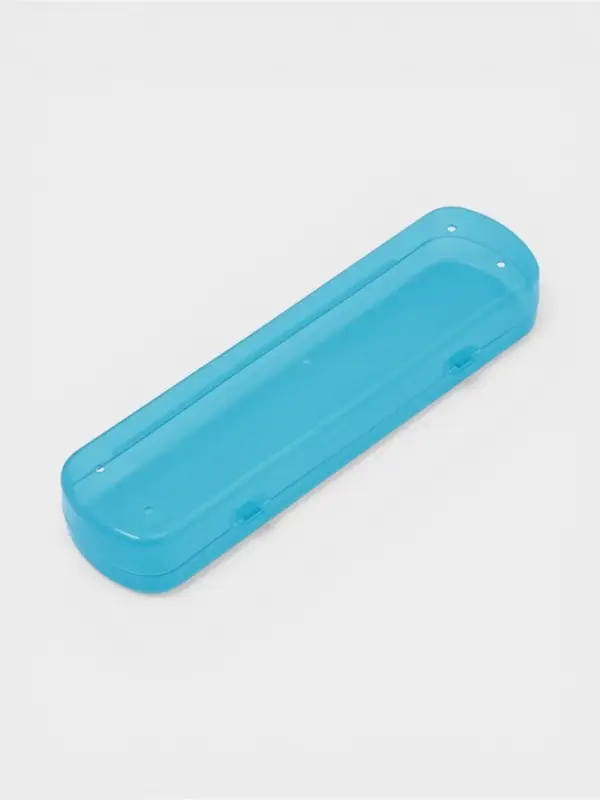 Футляр для зубной щётки и пасты, 21&times;6&times;3 см, голубой