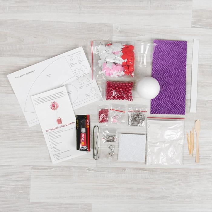 Набор для творчества «Топиарий. Танго» алый Набор для творчества «Топиарий. Танго» алый