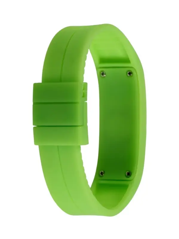 Часы наручные электронные &laquo;Скайер&raquo;, застёжка на магните, l-25 см, зелёные