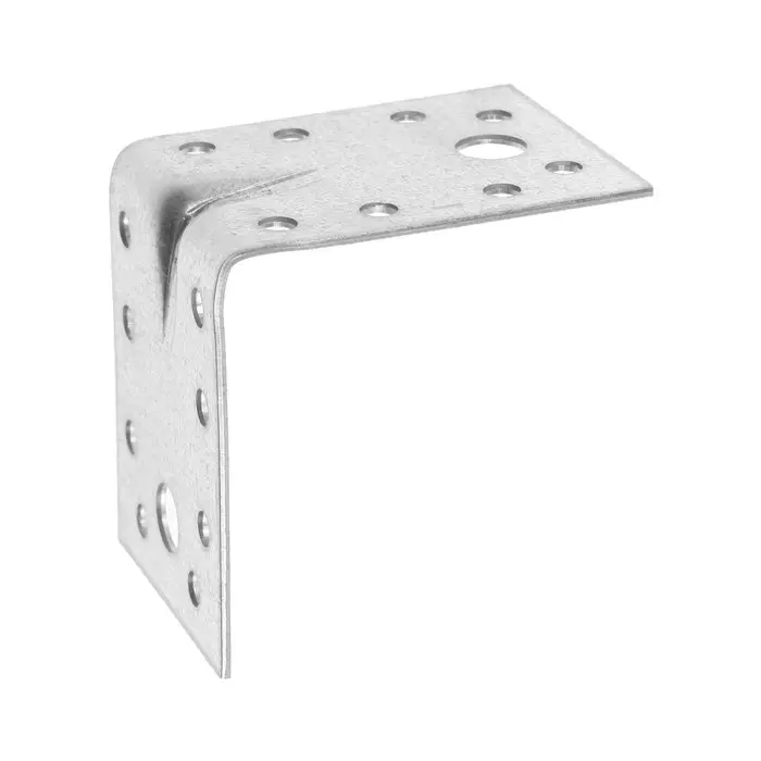 Уголок крепежный усиленный ТУНДРА krep, 65×65×50×2 мм, в упаковке 50 шт.