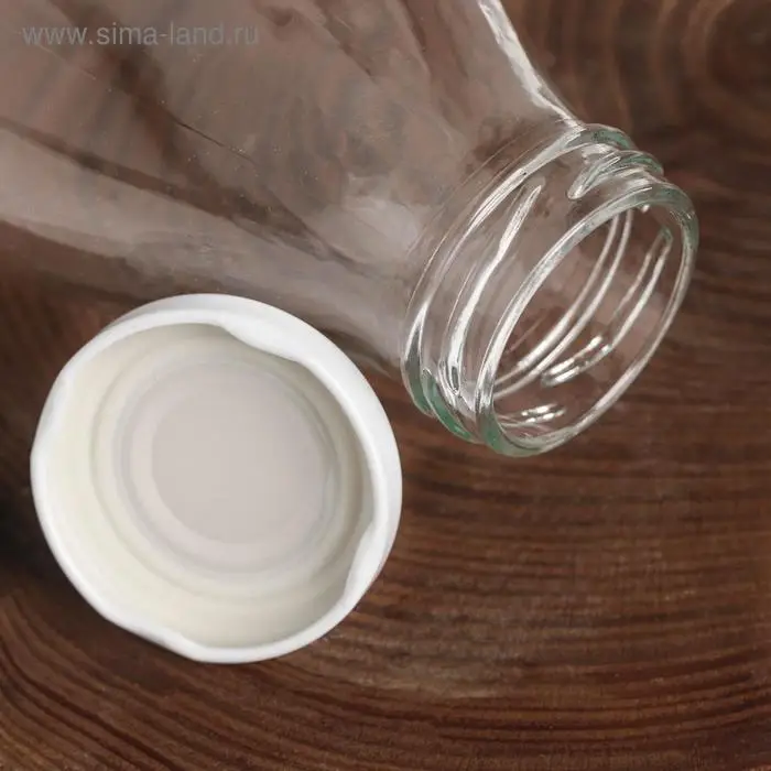 Бутылка стеклянная новогодняя «С Новым Годом. Счастья, радости», 750 мл Бутылка стеклянная новогодняя «С Новым Годом. Счастья, радости», 750 мл