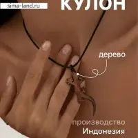 Кулон &laquo;Ящерица&raquo;, дерево соно