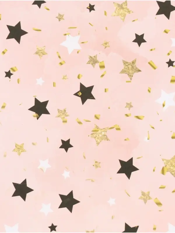 Бумага упаковочная &laquo;Звёзды&raquo;, глянец, 70&times;100 см, 1 лист