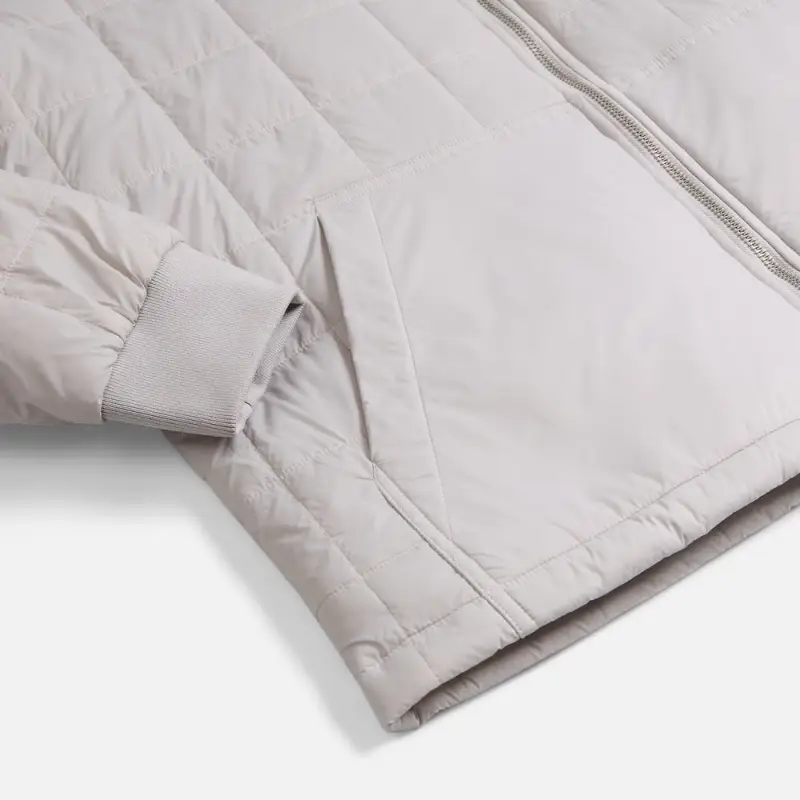 Куртка унисекс Warmbridge, светло-серая, размер XS