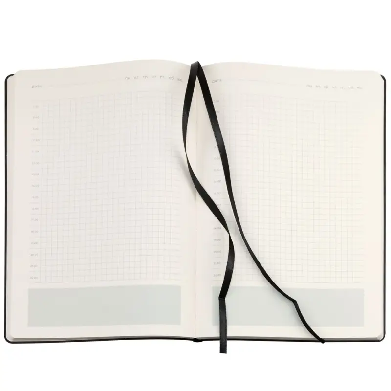 Ежедневник Lable Touch, недатированный, черный