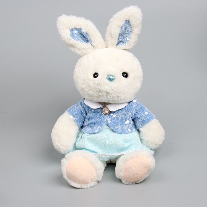 Мягкая игрушка Little Friend, зайка в синем платье, 38 см Мягкая игрушка Little Friend, зайка в синем платье, 38 см