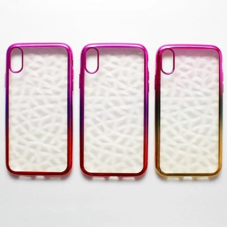 Чехол iPh XR 3D градиент алмаз Чехол iPh XR 3D градиент алмаз