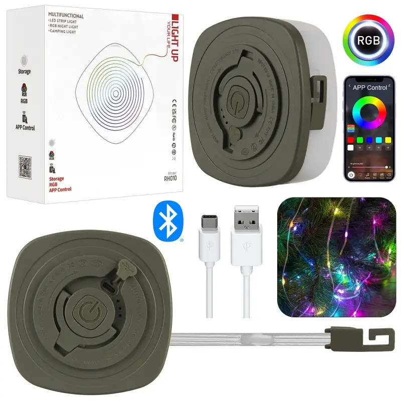 Умная гирлянда RH010 5m RGB хаки (48шт/кор)