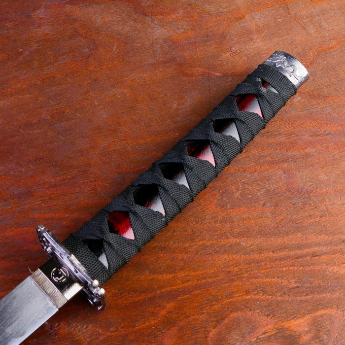 Сув. изделие катаны 3в1 на подставке, ножны дерево, черные с дымкой бордо глянец 51/77/100см Сув. изделие катаны 3в1 на подставке, ножны дерево, черные с дымкой бордо глянец 51/77/100см