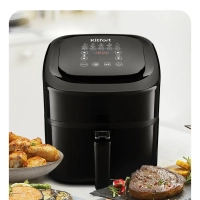 Аэрогриль электрический с поддоном КТ-2215 - 4.5 л - 1500 Вт Аэрогриль электрический с поддоном КТ-2215 - 4.5 л - 1500 Вт