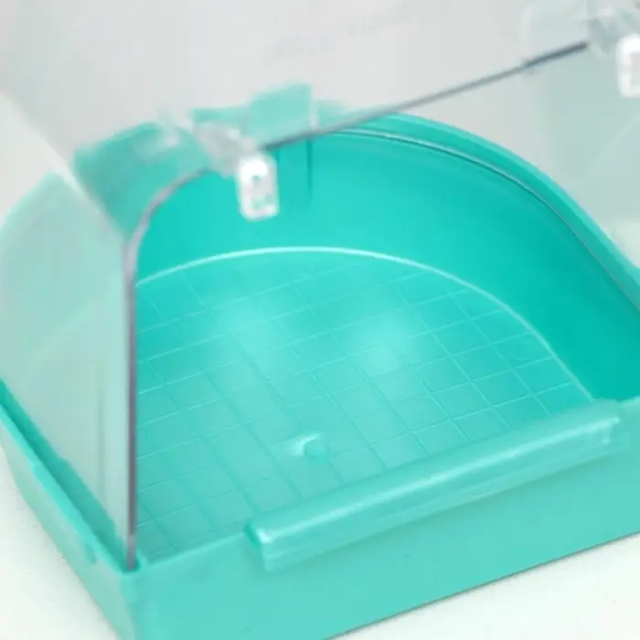 Купалка для птиц, 145&times;136&times;140 мм, пластик, светло-зелёный перламутр