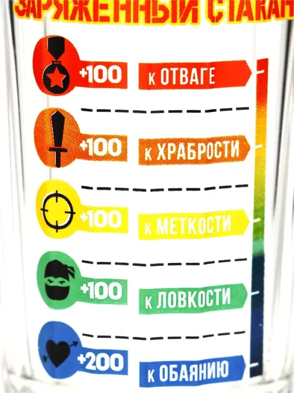 Стакан граненый &laquo;Заряженный Стакан&raquo;, 250 мл