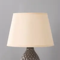 Лампа настольная RISALUX &laquo;Марианна&raquo;, 15 Вт, Е14, серая, 28&times;28&times;45 см