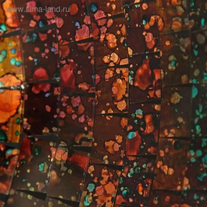 Панно зеркальное "Млечный путь" 40х1х40 см