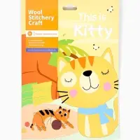 Набор для создания игрушки из фетра "Котик"