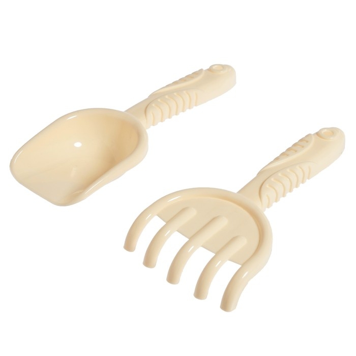 Набор для игры в песке, 8 предметов: совочек, грабельки, сито, ведерко, 4 мягкие формочки Набор для игры в песке, 8 предметов: совочек, грабельки, сито, ведерко, 4 мягкие формочки