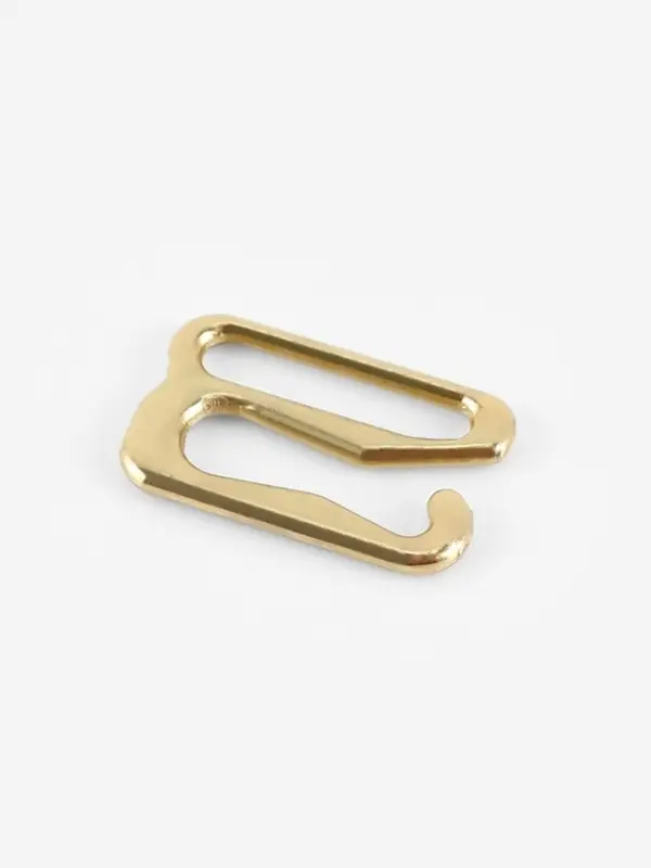 Крючок для бретелей, металлический, 10 мм, 20 шт., цвет золотой Крючок для бретелей, металлический, 10 мм, 20 шт., цвет золотой