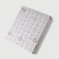 Зеркало настольное, двустороннее, 16.8&times;19.5 см, (13.5&times;16 см), белое