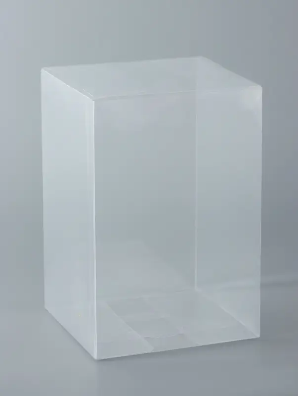 Складная прозрачная коробка из PVC, для упаковки подарков, 12&times;12&times;18 см