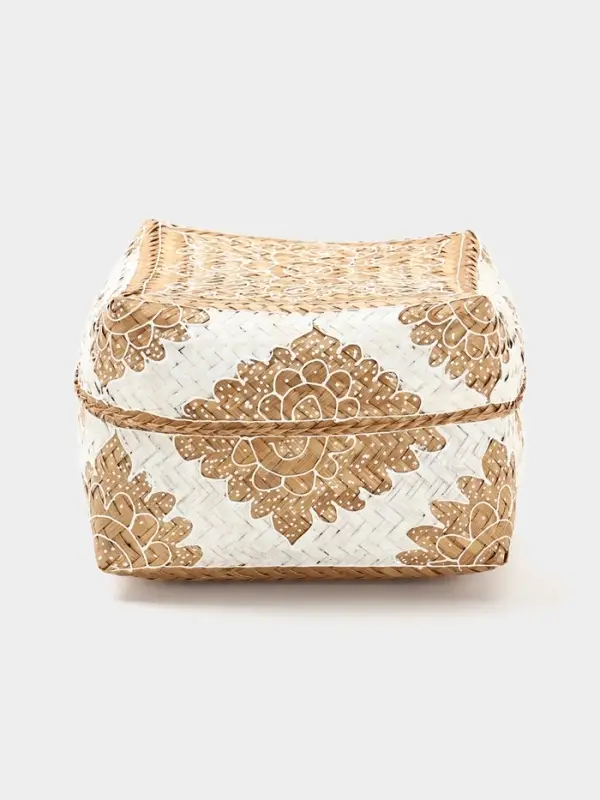 Корзинка плетёная &laquo;Манадо&raquo;, 24&times;24&times;15 см, бамбук, светлая