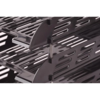 Лоток горизонтальный для бумаг Attache 2шт/на на металл стержнях черный