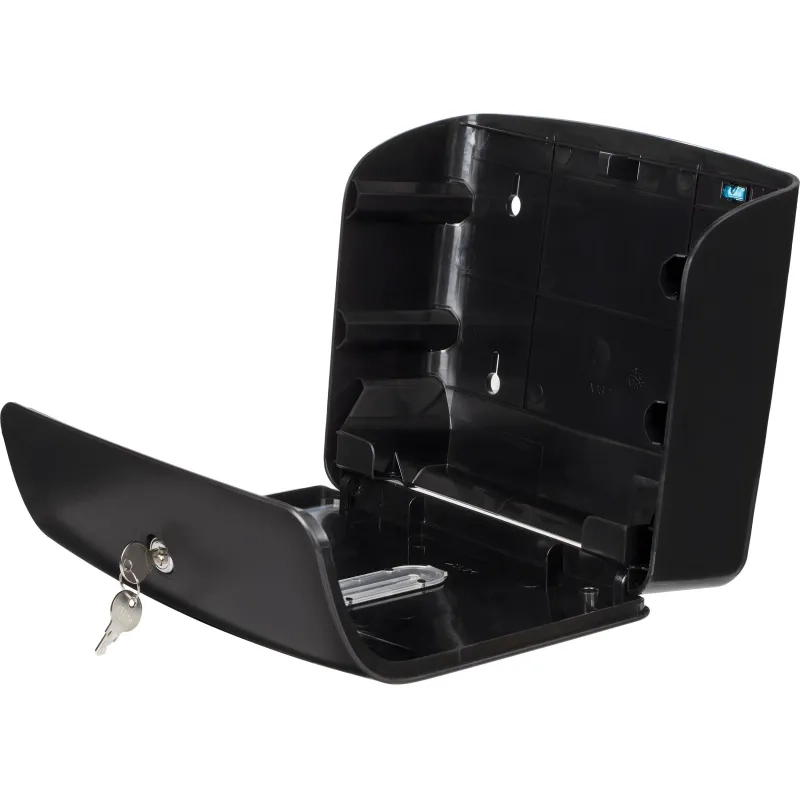 Диспенсер для полотенец лист Luscan Prof Etalon Z-слож черный 151060