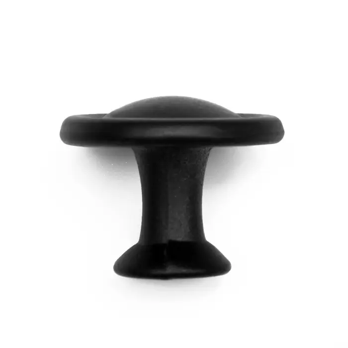 Ручка-кнопка ТУНДРА РК118BL, d=30 мм, черная Ручка-кнопка ТУНДРА РК118BL, d=30 мм, черная