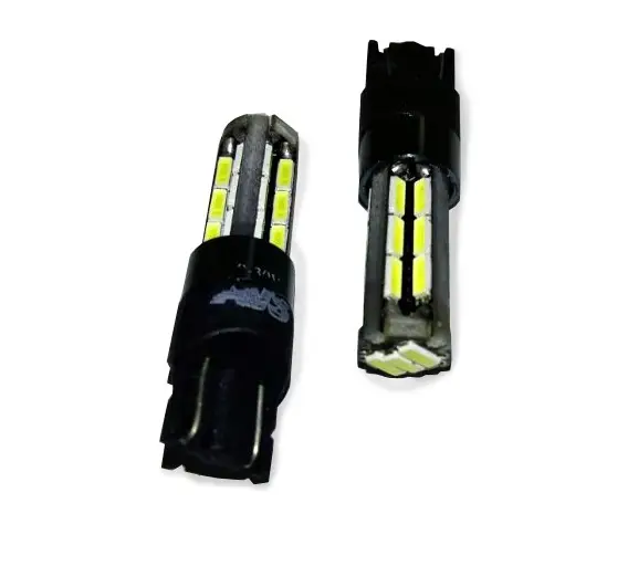 T105 T10/белый/ (W2.1x9.5d) CANBUS 27SMD 4014, блистер 2 шт.