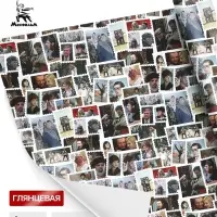 Бумага упаковочная глянцевая &laquo;Мосфильм&raquo;, 70&times;100 см, 1 лист