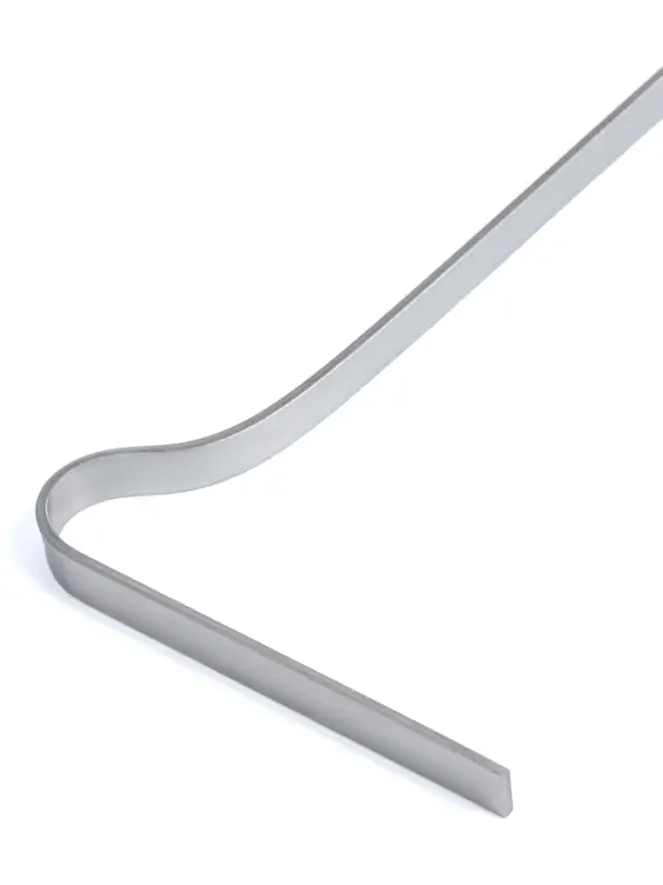 Кочерга с деревянной ручкой, рабочая длина - 50 см, ширина - 10 мм, толщина - 3 мм