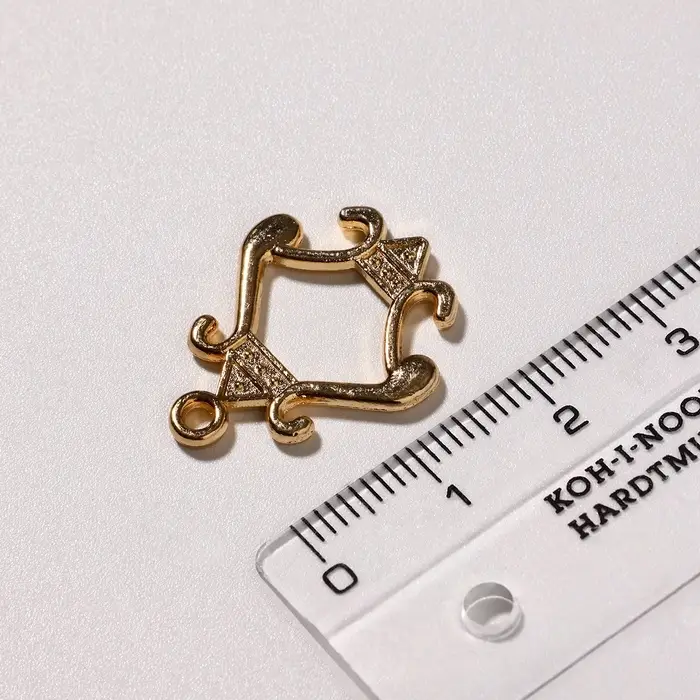 Замок-тоггл «Граф» 5356, (набор 2 шт.), цвет золото