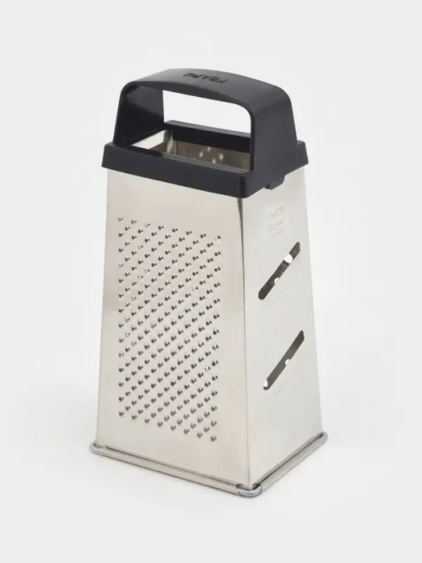 Тёрка Доляна, 4 грани, 11&times;8.5&times;22 см, металл, МИКС