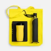 Набор Flexpen Black Walk, черный с желтым