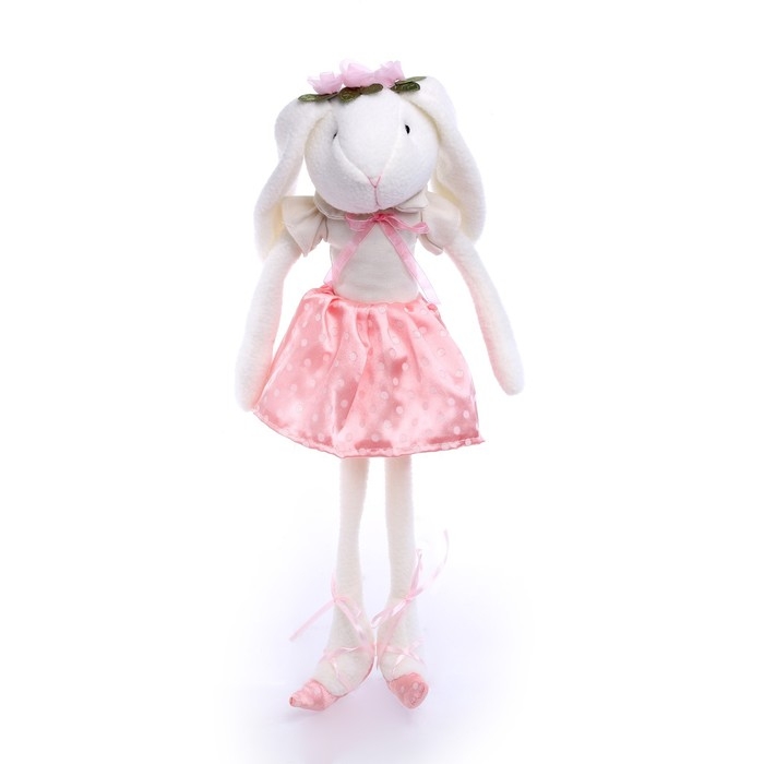 Мягкая игрушка «Зайка», цвет белый Мягкая игрушка «Зайка», цвет белый