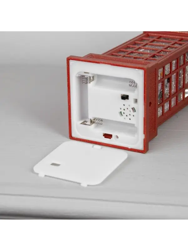 Светодиодная фигура &laquo;Дед Мороз и олень&raquo; 9&times;20&times;8 см, пластик, от батареек ААх3, USB, свечение тёплое белое