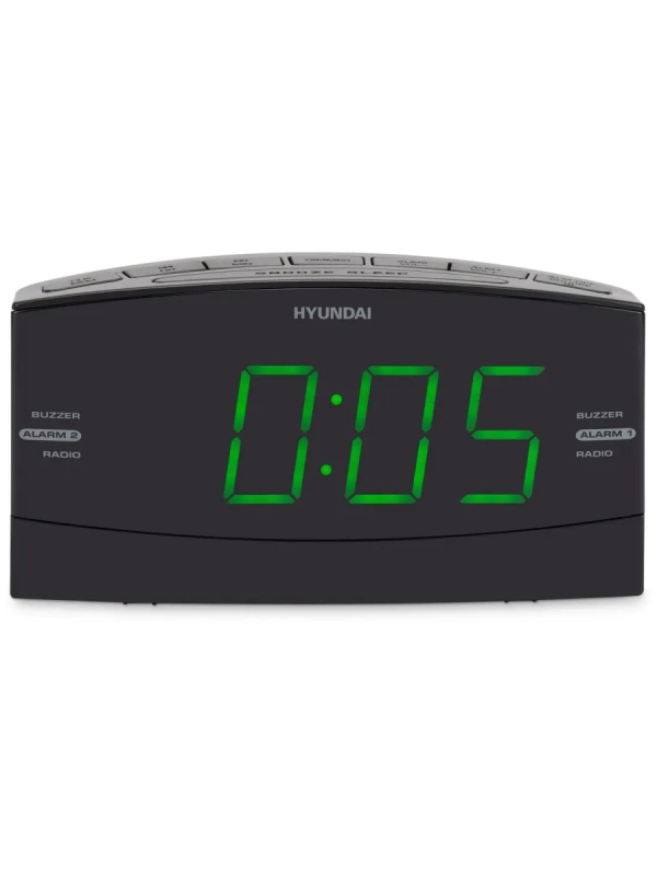 Радиобудильник H-RCL238 черный LCD подсв зеленая часы цифров Радиобудильник H-RCL238 черный LCD подсв зеленая часы цифров