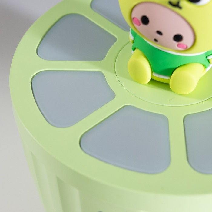 Лампа настольная  Лампа настольная "Мини лягушенок" LED 3 режима 6,4Вт USB салатовый 10х10х37,5 см RISALUX