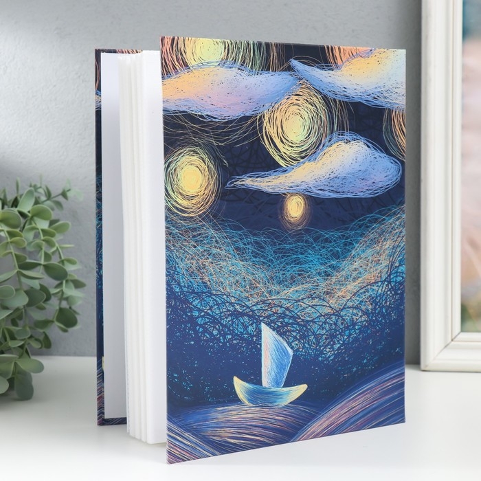 Фотоальбом на 200 фото 10х15 см Фотоальбом на 200 фото 10х15 см "Под ночным небом" МИКС 26х20,5х5,7 см