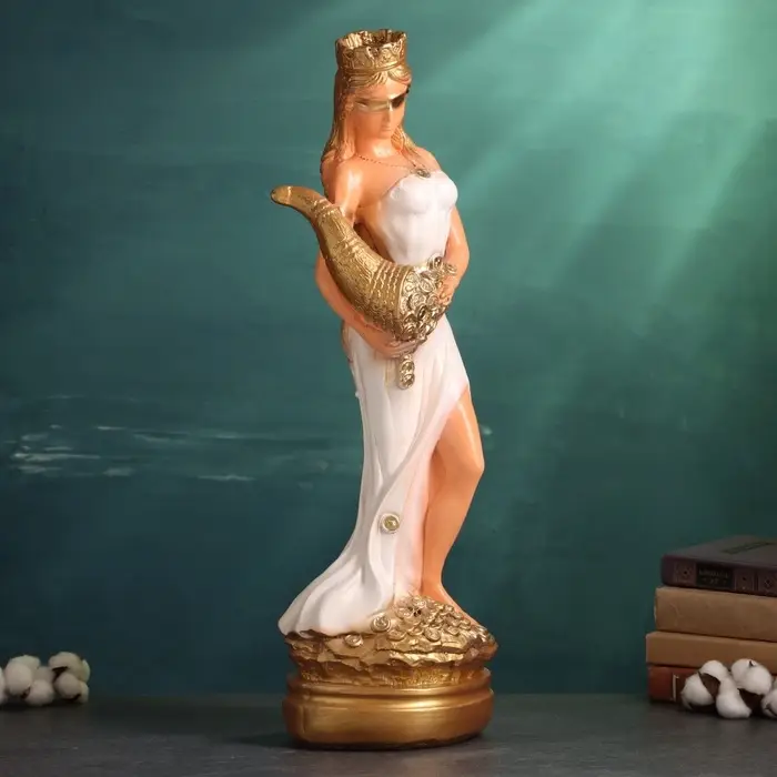 Фигура гипс &laquo;Фортуна большая&raquo;, цветная, 63&times;20&times;20 см