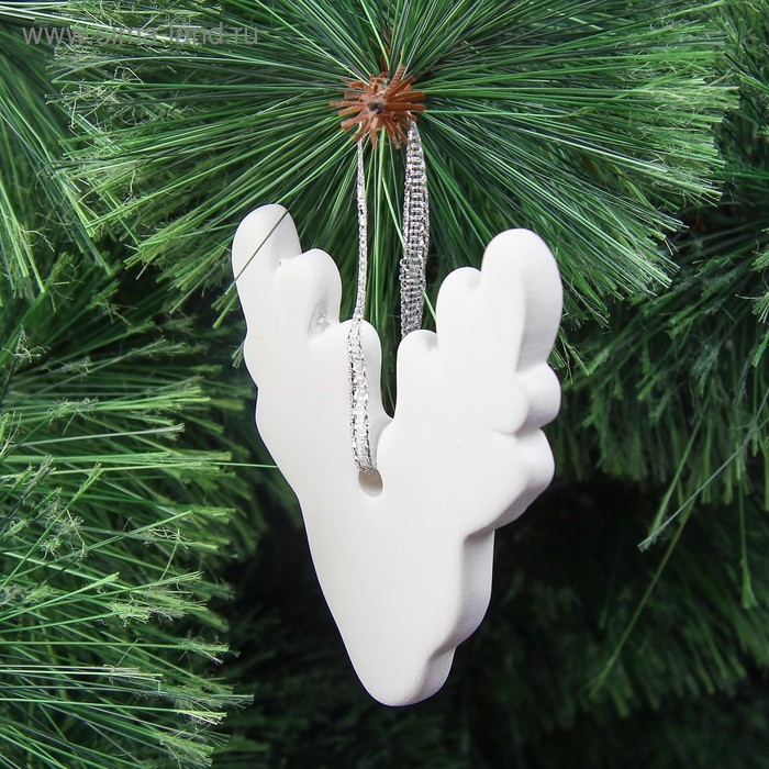 Набор новогодних подвесок под роспись «Праздник на пороге», 3 шт. с подвесом Набор новогодних подвесок под роспись «Праздник на пороге», 3 шт. с подвесом