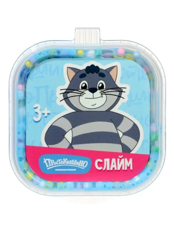 Слайм "Простоквашино", голубой, 60 г. Slime HERO SLM336