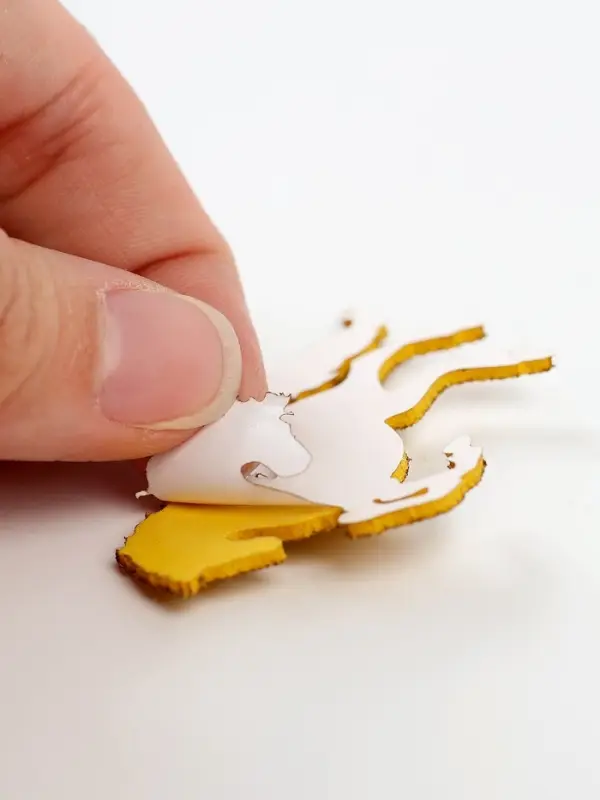 Декор Декор "Лошадки" на клеевой основе, цвет золотой, набор 6 шт.