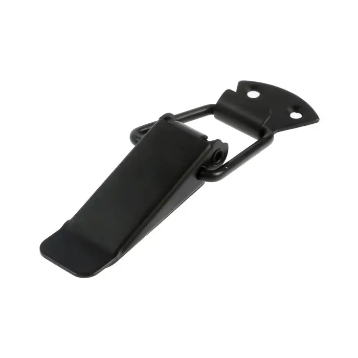 Замок-защелка на ящик, 7.5 см, железный, черный,10 шт.