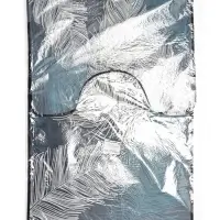 Коврики для ванной и туалета Доляна &laquo;Пёрышки&raquo;, 2 шт., 50&times;80 см, 50&times;40 см, форма МИКС