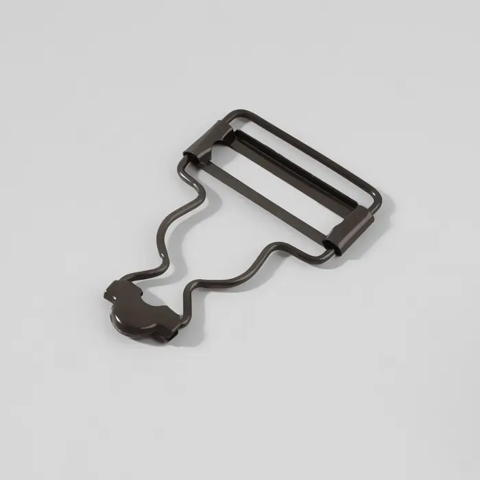 Застёжка для комбинезона, 32 мм, 10 шт., цвет чёрный никель Застёжка для комбинезона, 32 мм, 10 шт., цвет чёрный никель