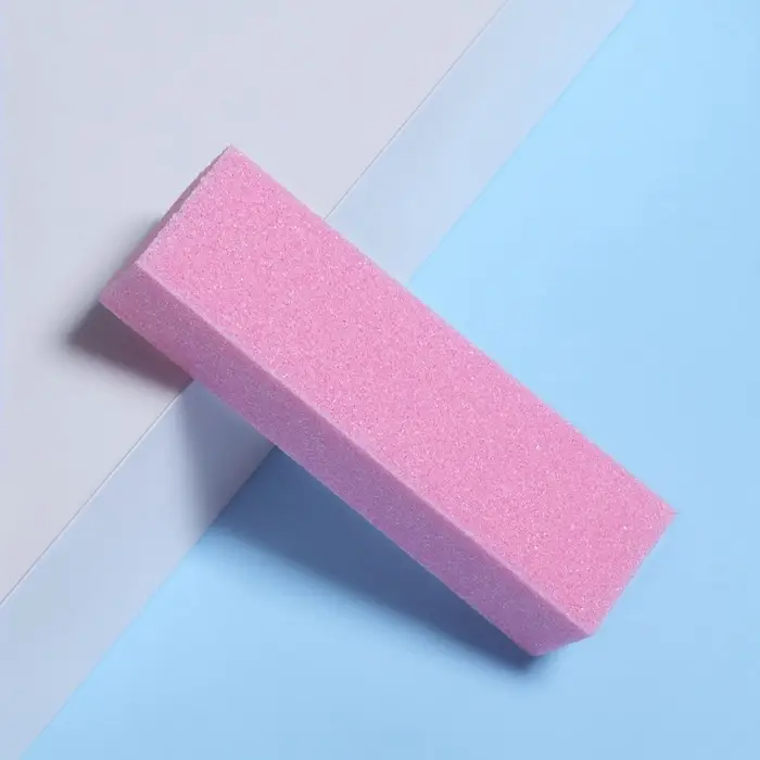 Баф наждачный для ногтей, четырёхсторонний, 9×2.5×2.5 см, МИКС